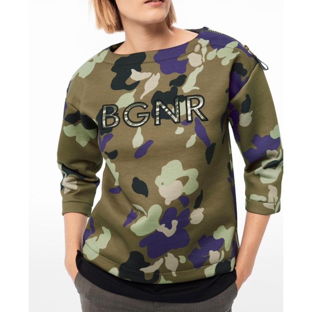 Sweatshirt Ayla in Khaki